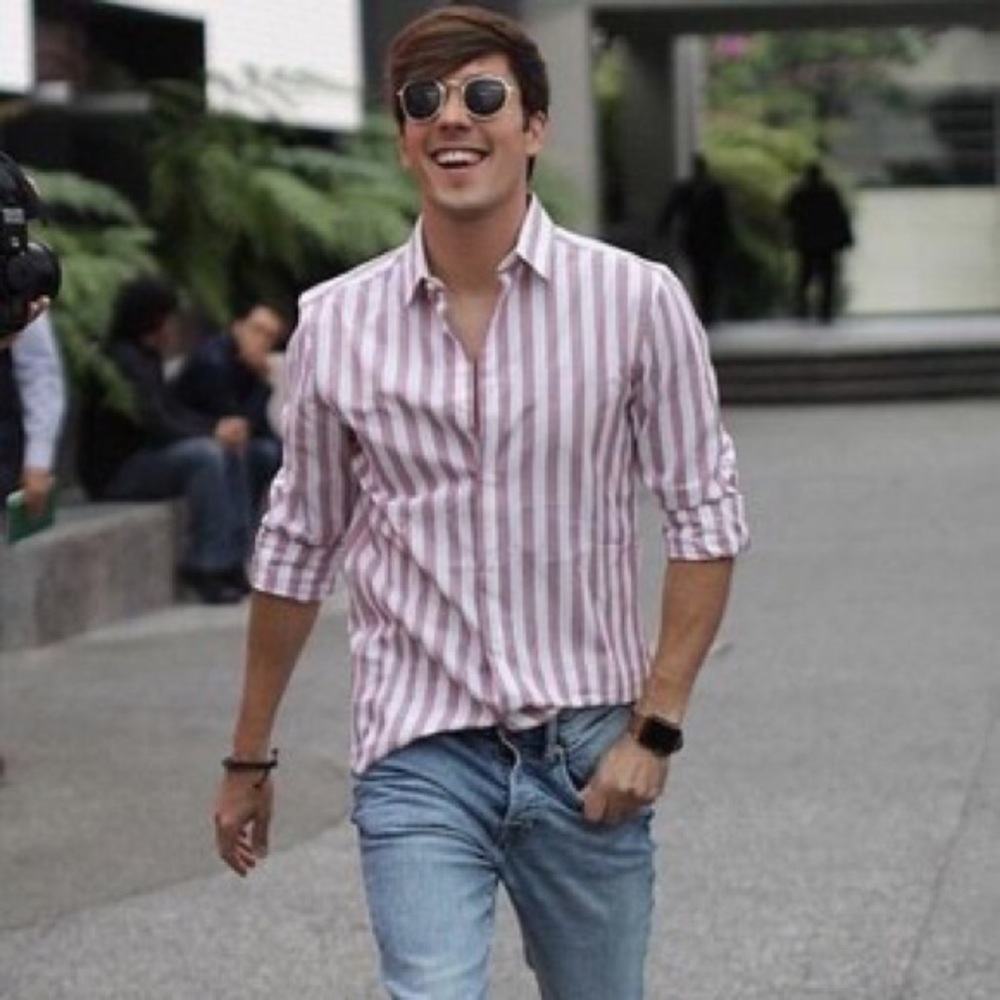 👔Men’s Casual Striped Long Sleeves Button Down👔 - Picture 11 of 16